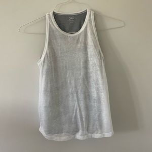 Athleta girl double layer tank top